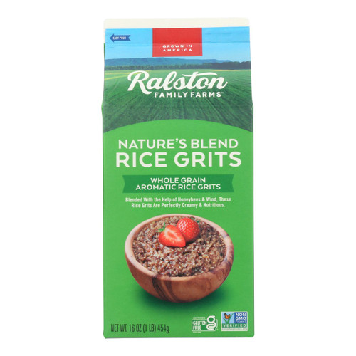 Ralston Family Farms - Rice Grits Nature's Blend - Case Of 6-16 Oz