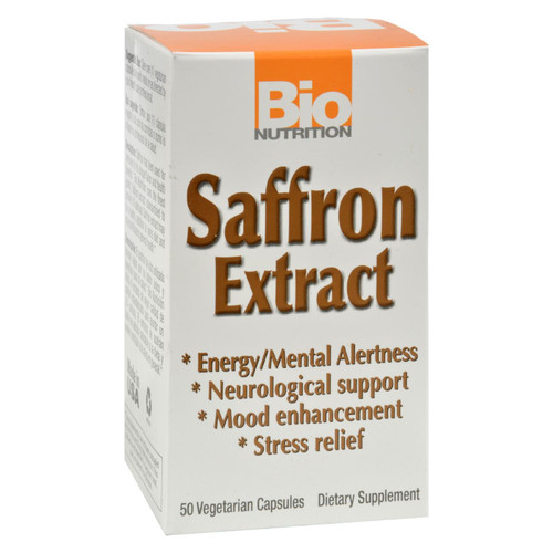 Bio Nutrition - Saffron Extract - 50 Vegetarian Capsules