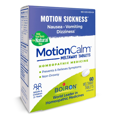 Boiron MotionCalm Non-Drowsy Unflavored Meltaway Tablets - 60 Tab