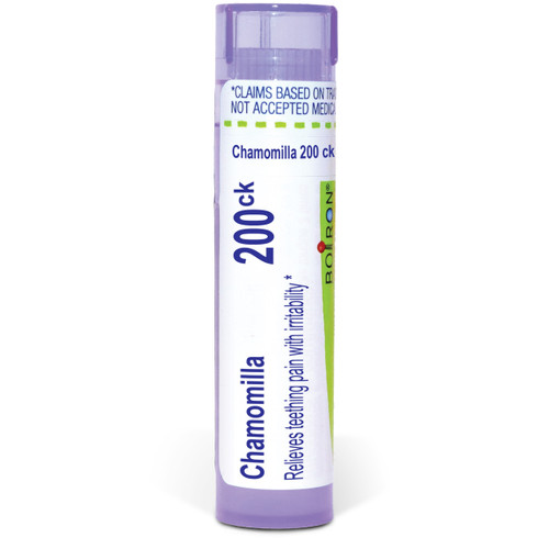 Boiron Chamomilla 200ck Teething Pain with Irritability 80 Pellets