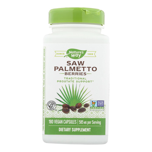 Nature's Way - Saw Palmetto Berries - 180 Capsules