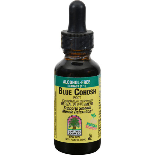 Nature's Answer - Blue Cohosh Root Alcohol Free - 1 Fl Oz