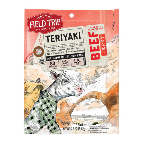 Field Trip Beef Jerky - Gluten Free - Case Of 9 - 2.2 Oz.