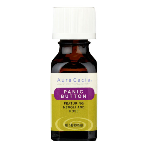 Aura Cacia - Essential Solutions Oil Panic Button - 0.5 Fl Oz