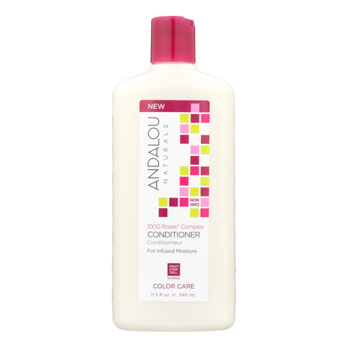 Andalou Naturals Color Care Conditioner -1000 Roses Complex - 11.5 Fl Oz