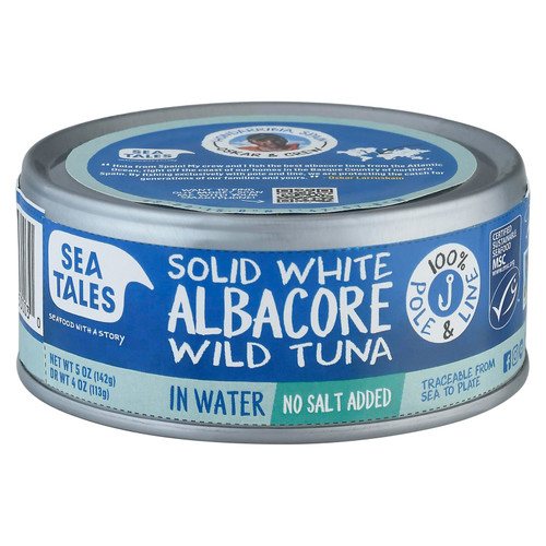 Fish Tales - Tuna Albacore In Water - Case Of 12-5 Oz