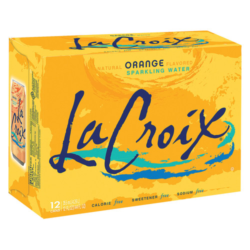 Lacroix Sparkling Water - Orange - Case Of 2 - 12/12 Fl Oz