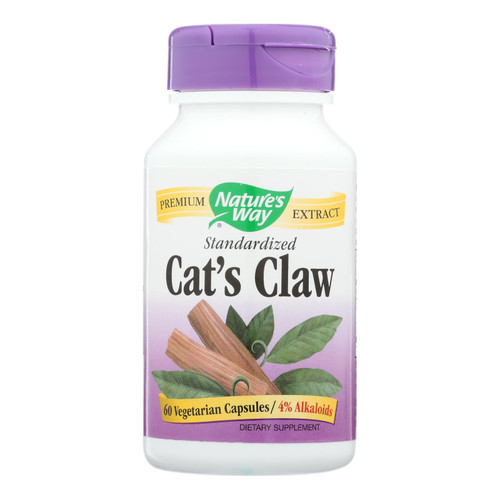 Nature's Way - Standardized Cats Claw - 60 Capsules