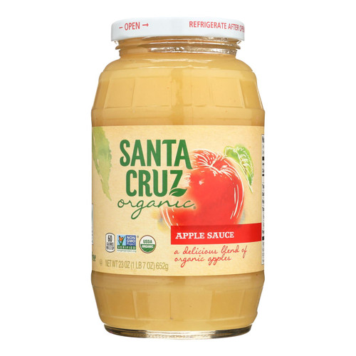 Santa Cruz Organic Apple Sauce - Case Of 12 - 23 Oz.