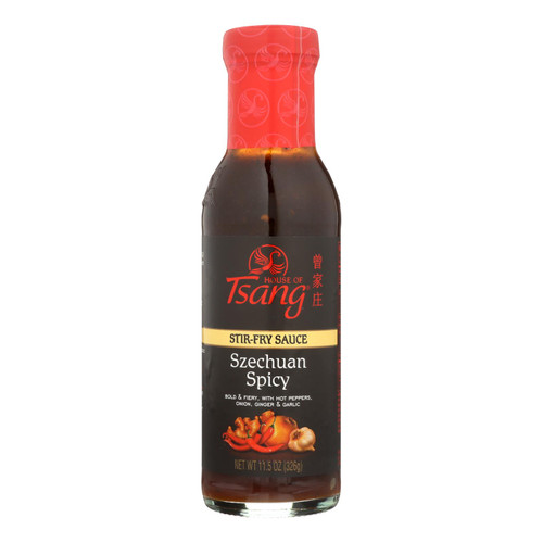 House Of Tsang - Szechuan Spicy Stir-fry Sauce - Case Of 6 - 11.5 Oz.