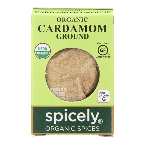 Spicely Organics - Organic Cardamom - Ground - Case Of 6 - 0.4 Oz.