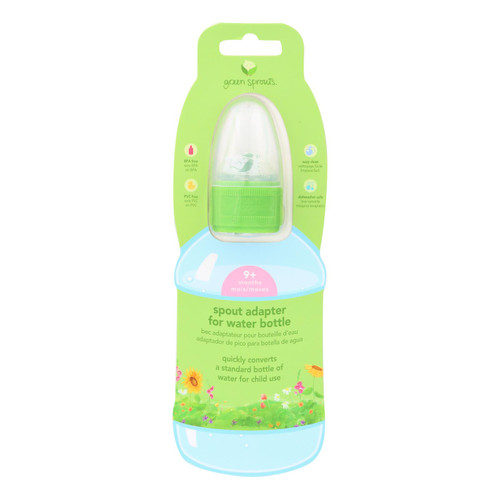 Green Sprouts Water Bottle Cap Adapter - Toddler - 6 To 24 Months