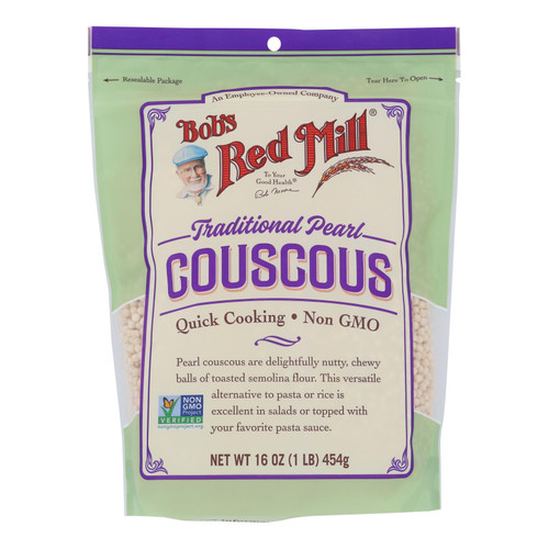 Bob's Red Mill - Couscous Pearl Natural - Case Of 4 - 16 Oz