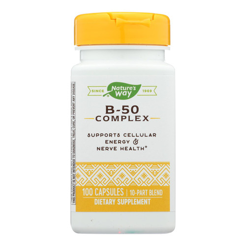 Nature's Way - Vitamin B-50 Complex - 100 Capsules