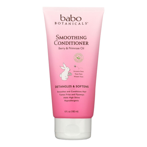 Babo Botanicals - Detangling Conditioner - Instantly Smooth Berry Primrose - 6 Oz