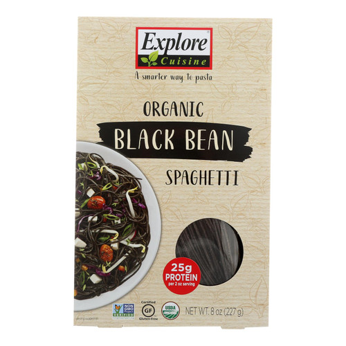 Explore Cuisine Organic Black Bean Spaghetti - Spaghetti - Case Of 6 - 8 Oz.