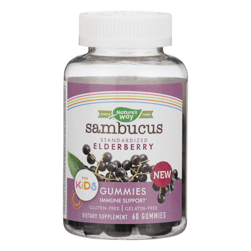 Nature's Way - Supp Sambucus Kids Gummys - 60 Ct