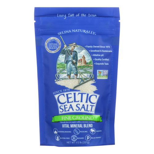 Celtic Sea Salt - Fine Ground Sea Salt - Case Of 6