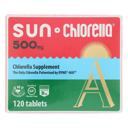 Sun Chlorella A Tablets - 500 Mg - 120 Tablets