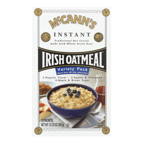 Mccann's Irish Oatmeal Instant Irish Oatmeal Variety Pack - Case Of 12 - 12.73 Oz.