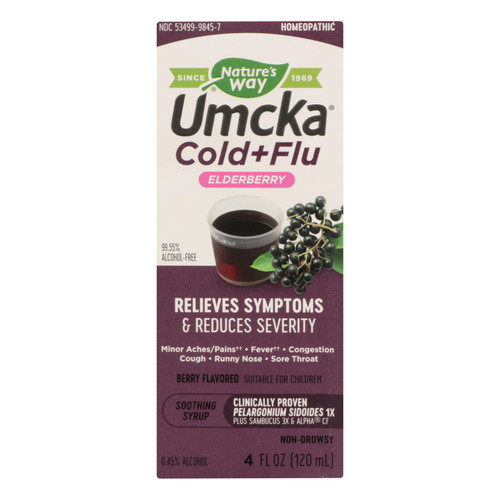 Nature's Way - Umcka Cold - Flu - Intensive - 4 Oz