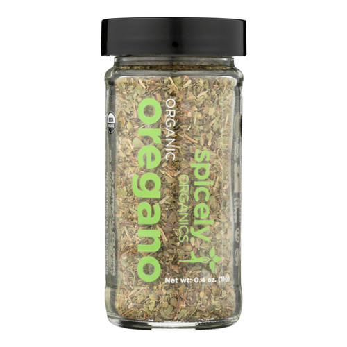 Spicely Organics - Organic Oregano - Case Of 3 - 0.4 Oz.