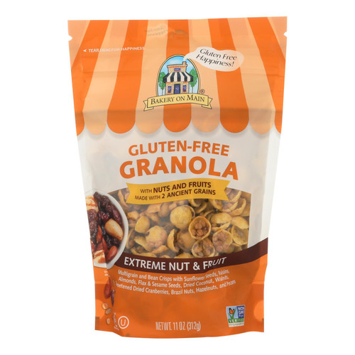 Bakery On Main On Main Gluten Free Granola Extreme - Fruit And Nut - Case Of 6 - 12 Oz.