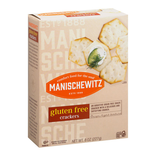 Manischewitz - Crackers G/f - Case Of 12 - 8 Oz