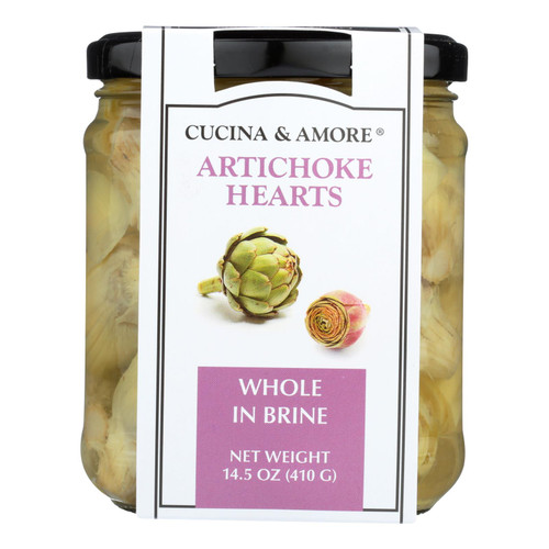 Cucina & Amore - Artichokes Whole In Brine - Case Of 6 - 14.5 Oz