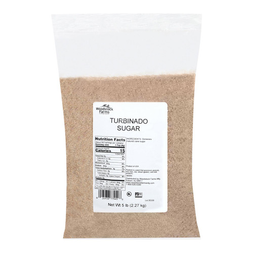 Sweeteners Sugar Turbinado - Single Bulk Item - 5lb