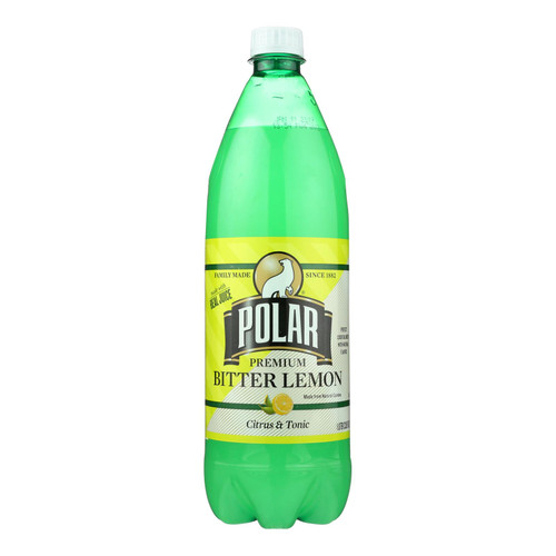 Polar Beverages Bitter Lemon - Case Of 12 - 33.8 Fz
