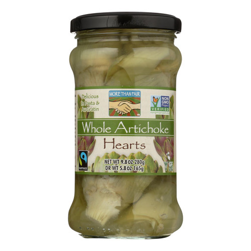 More Than Fair Whole Artichoke Heart - Case Of 6 - 9.8 Oz.