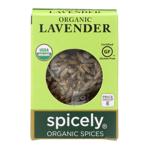 Spicely Organics - Organic Lavender - Case Of 6 - 0.1 Oz.