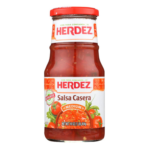 Herdez Salsa - Casera Medium - Case Of 12 - 16 Oz. - 0984591
