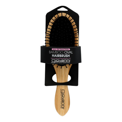 Giovanni Hair Care Products - Hair Brush Bamboo Oval - 1 Each-1 Ct
