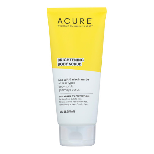 Acure - Body Scrub Brightening - 1 Each-6 Fz