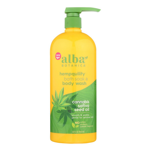 Alba Botanica - Bath Sk&bdy Wsh Hempqlty - 1 Each-32 Fz