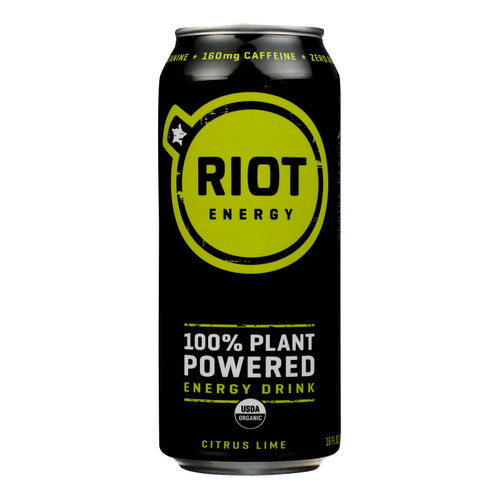 Riot Energy - Enrg Drink Citrus Lime - Case Of 12-16 Oz