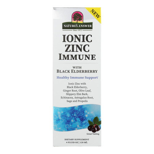 Nature's Answer - Ionic Zinc Immune Eldrbry - 1 Each-4 Fz