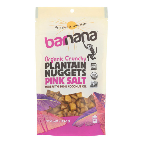 Barnana - Plantain Nug Pink Salt - Case Of 6-4 Oz