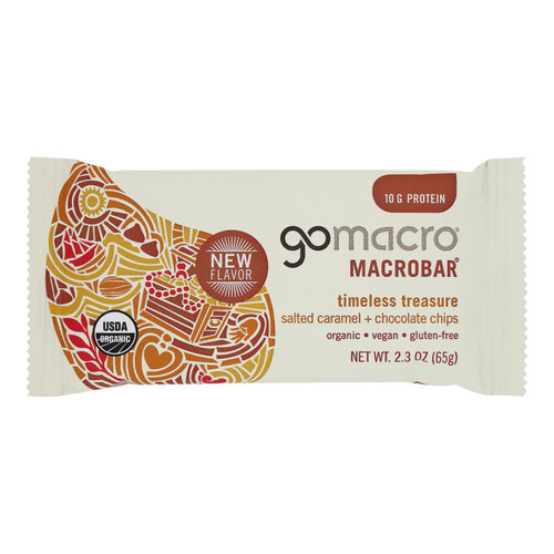 Gomacro - Bar Saltd Caramel Cchip - Case Of 12-2.3 Oz