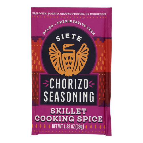 Siete - Seasoning Chorizo - Case Of 12-1.38 Oz