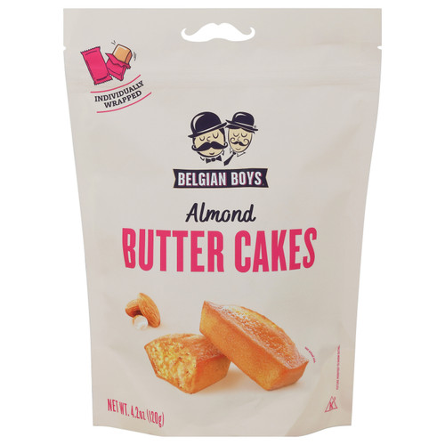Belgian Boys - Almond Butter Cakes - Case Of 6-4.2 Oz