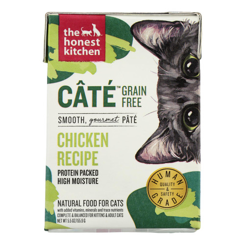 The Honest Kitchen - Cat Fd Green Free Chicken Pate - Case Of 12-5.5 Oz