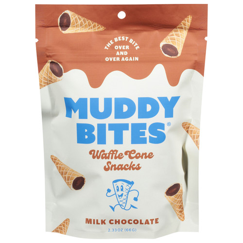 Muddy Bites - Muddy Bite Milk Chocolate - Case Of 12-2.33 Oz