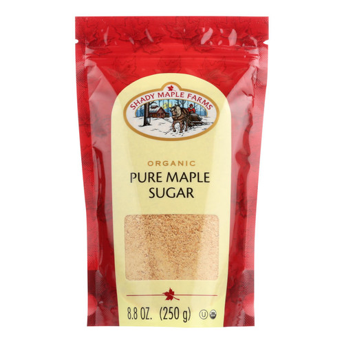 Shady Maple Farms 100 Percent Pure Organic Maple Sugar - Case Of 8 - 8.8 Oz.