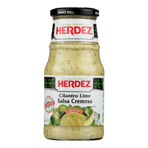 Herdez - Salsa Lime Cilantro Cream - Case Of 6-15.3 Oz