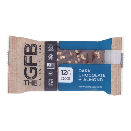 The Gfb - Bar Dark Chocolate Almnd Gluten Free - Case Of 12-2.05 Oz