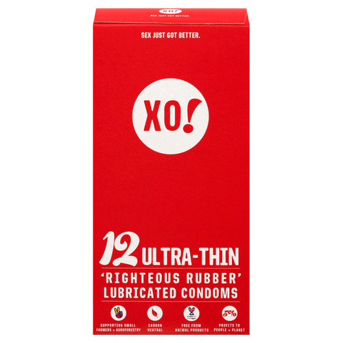 Xo! - Condoms Rubber Ultra Thin - Case Of 8-12 Ct