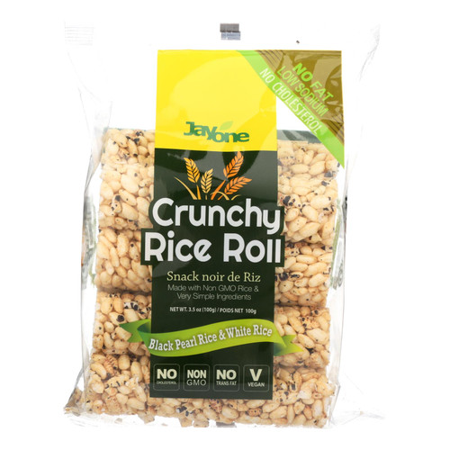 J1 Black Pearl Crunch Rice Roll - Case Of 12 - 3.5 Oz